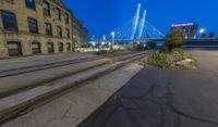 USA Urban Night: Roads and Light Trails