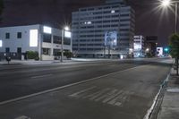 USA Urban Night View: Light-Filled City 001
