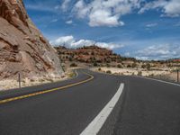 USA's Utah: A Captivating View of Nature with Clouds