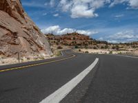 USA's Utah: A Captivating View of Nature with Clouds