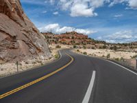 USA's Utah: A Captivating View of Nature with Clouds