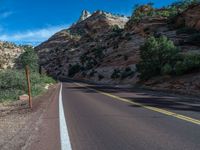 USA's Utah Landscape: Mountains and Clouds in Zion National Park