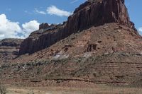 USA: Utah Mountains and Desert Formation