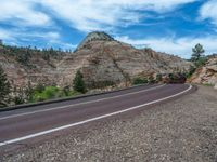 USA, Utah: Exploring the Mountains of Zion National Park