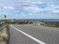 USA's Utah: A Road Through the Scenic Landscape with Clouds