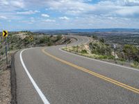 USA's Utah: A Road Through the Scenic Landscape with Clouds