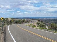 USA's Utah: A Road Through the Scenic Landscape with Clouds