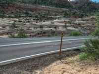 USA, Utah: Road Through Majestic Mountains in Zion National Park