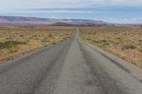 USA Utah Scenic Road: Mountain Landforms and Red Rock