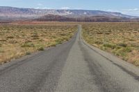 USA Utah Scenic Road: Mountain Landforms and Red Rock