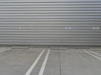 USA: Warehouse with a Metal Wall for Storage