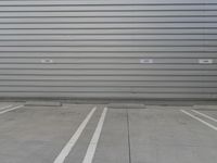 USA: Warehouse with a Metal Wall for Storage