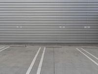 USA: Warehouse with a Metal Wall for Storage