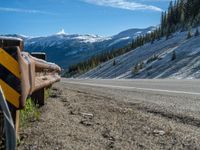 USA Winter Road: Through Forests and Clouds