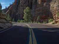 USA's Zion National Park: A Straight Road Through Scenic Beauty