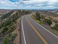 Utah Aerial View: An Elevated Road