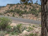 Utah: Aerial View of Road in Rural Landscape