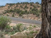 Utah: Aerial View of Road in Rural Landscape