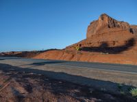 Utah and Arizona: Clear Sky Morning Shadows