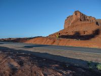 Utah and Arizona: Clear Sky Morning Shadows