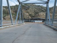 Utah's Asphalt Bridge: Crossing Over a Majestic Mountain River