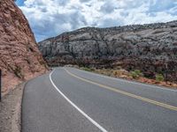 Utah Asphalt Road Landscape