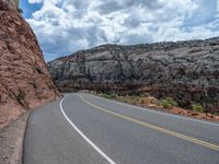 Utah Asphalt Road Landscape