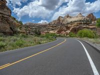 Utah Asphalt Road: Connecting Nature and Landscape