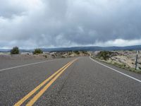 Utah Asphalt Road Surrounded by Nature