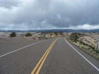 Utah Asphalt Road Surrounded by Nature