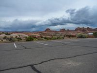 Utah Canyon: Asphalt Road Through Nature Reserve