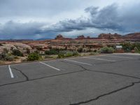 Utah Canyon: Asphalt Road Through Nature Reserve