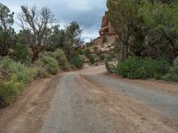 Utah Canyon: Grey Sky and Gloom