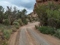 Utah Canyon: Grey Sky and Gloom