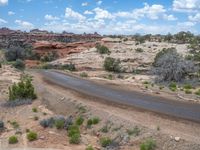 Utah Canyon Landscape: Dirt and Gravel Streets