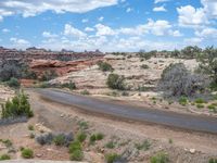 Utah Canyon Landscape: Dirt and Gravel Streets