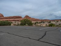 Utah Canyon Landscape: Road Through Nature