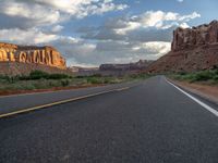 Utah Canyon Road at Dawn: A Stunning Landscape