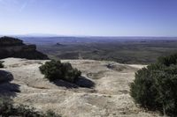 Utah Canyonlands: Aerial View with Clear Sky