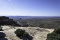 Utah Canyonlands: Aerial View with Clear Sky