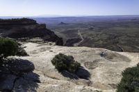 Utah Canyonlands: Aerial View with Clear Sky