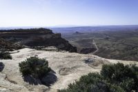 Utah Canyonlands: Aerial View with Clear Sky