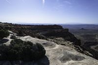 Utah Canyonlands: Aerial View with Clear Sky