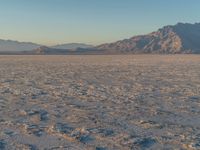 Utah Dawn: Clear Sky over the Mountains