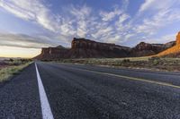 Utah Dawn Drive Highland Mountains 002