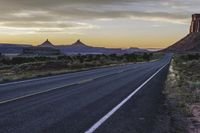 Utah Dawn Drive in Highland Mountains 005