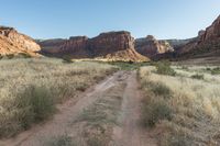 Utah Dawn: A Landscape of Red Rock Mountains