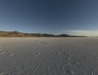 Utah Dawn Over Mountain, Sand, and Salt Lake