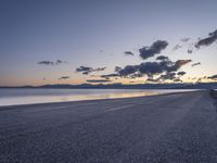 Utah at Dawn: The Asphalt Road Leading to the Mountains