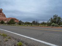 Utah Daytime Canyon Road Landscape